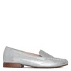Donald Pliner Binah Leather Loafer In Silver