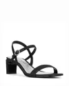 Donald Pliner Block Heel Sandal In Black