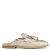 Donald Pliner Bryant Tassel Mule In Platino Raffia