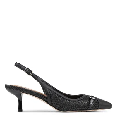 Donald Pliner Women Carwyn Black Raffia Dress