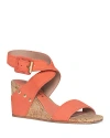 Donald Pliner Strappy Wedge Sandal In Coral