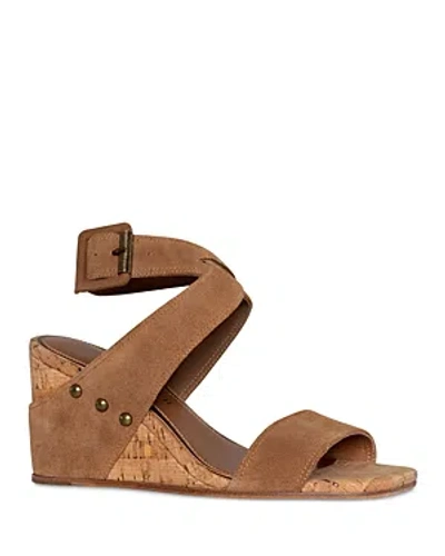Donald Pliner Strappy Wedge Sandal In Toast