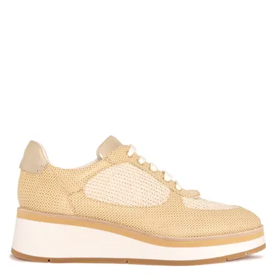 Donald Pliner Women Daisey Natural Raffia Casual In Yellow