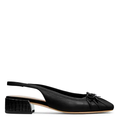 Donald Pliner Women Darah Black Leather Casual