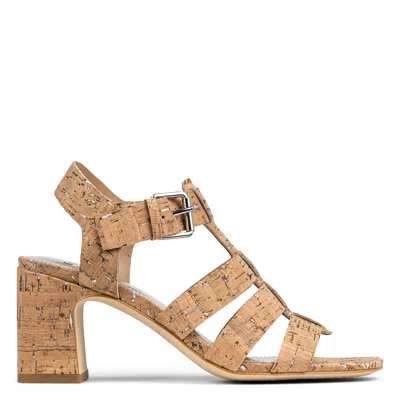 Donald Pliner Women Dashira Natural Silver Cork Casual In Brown