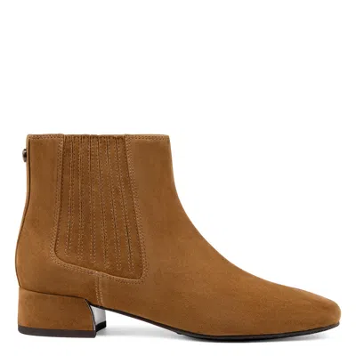Donald Pliner Women Dasia Saddle Suede Bootie In Black