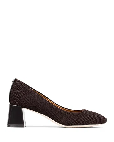 Donald Pliner Women's Delite Woven Mid Heel Pumps In Brown