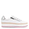 Donald Pliner Women Dew Platform Sneaker In White In White