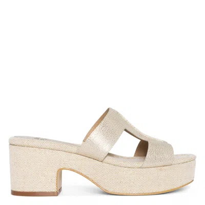 Donald Pliner Women Disco Platino Casual In Metallic