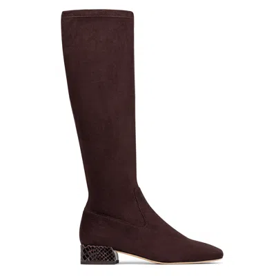 Donald Pliner Women Dolores Knee-high Dark Brown Suede Boot