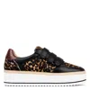 Donald Pliner Women Dreamboat Black Multi Leopard Casual In Black