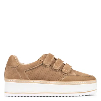 DONALD PLINER WOMEN DREAMBOAT TOBACCO SUEDE CASUAL