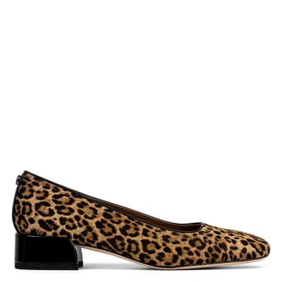 Donald Pliner Women Dreww Black Natural Leopard Dress