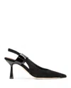 Donald Pliner Pointed Toe Slingback Pump In Black