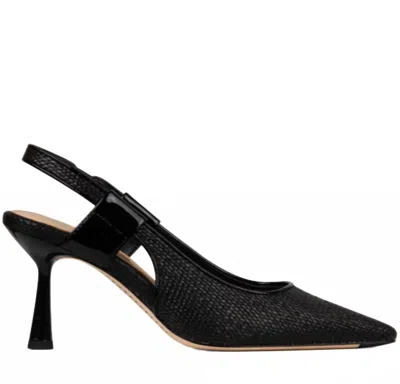 Donald Pliner Elliemay Pointed Toe Slingback Pump In Black