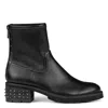 Donald Pliner Stud Bootie In Black Leather Studded