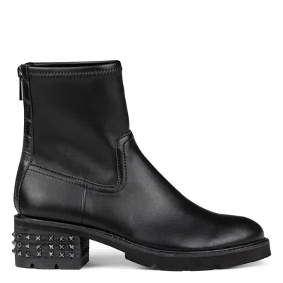 DONALD PLINER WOMEN ERYNA BLACK LEATHER STUDDED BOOT