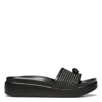 Donald Pliner Women Farrah Black Raffia Casual