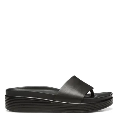 Donald Pliner Women Fifi Black Leather Casual In White