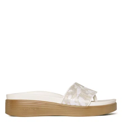 Donald Pliner Women Fifi Natural White Brocade Casual