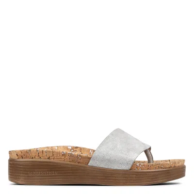 Donald Pliner Women Fifi Silver Metallic Casual In Blue