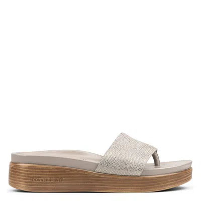 Donald Pliner Women Fifi Taupe Metallic Casual In Neutral