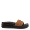 Donald Pliner Fifi Platform Wedge Flip Flop In Toast