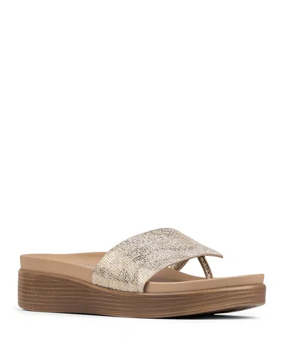 Donald Pliner Women's Fifi Wedge Sandals In Camel