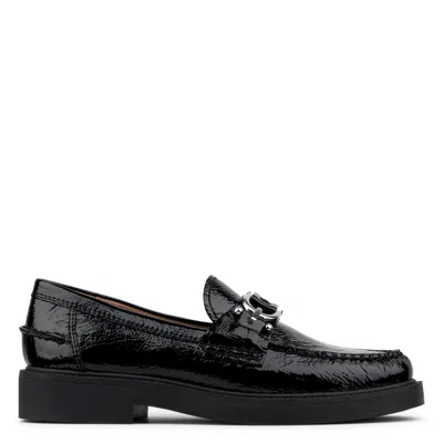 Donald Pliner Women Galilee Black Patent Casual
