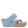 Donald Pliner Gayle Suede Sandal In Denim