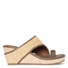 Donald Pliner Gyer Raffia Sandal In Biscotti Raffia