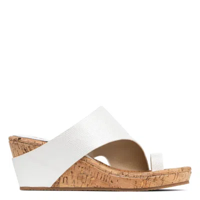 Donald Pliner Women Gyer Off White Silver Casual