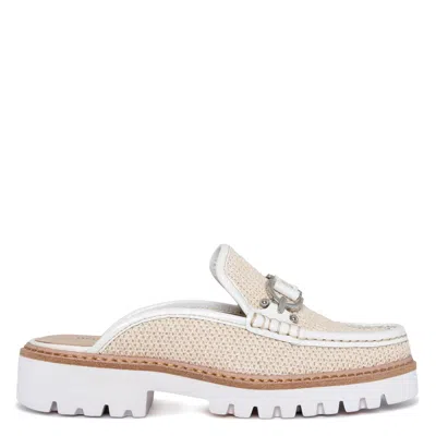 Donald Pliner Women Hampton Beige Raffia Casual In Multi