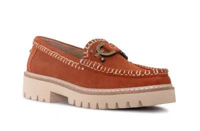 Donald Pliner Helio Suede In Terracotta