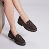 Donald Pliner Women Heliocs Loafer In Dark Brown Suede