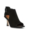 Donald Pliner Era Open Toe Bootie In Black