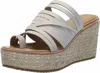 Donald Pliner Women's Ithaca Wedge Sandal In Platino In Multi