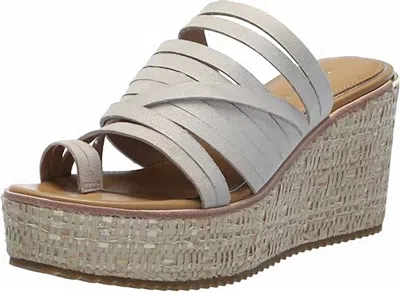 Donald Pliner Women's Ithaca Wedge Sandal In Platino In Multi