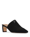 Donald Pliner Block Heel Mule In Black