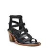 Donald Pliner Jenessa Block Heel Gladiator Sandal In Blue