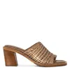 Donald Pliner Block Heel Sandal In Bronze