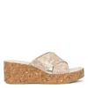 Donald Pliner Platform Wedge Sandal In Bone Sand