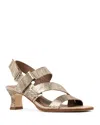 Donald Pliner Fisherman Kitten Heel Sandal In Light Brown