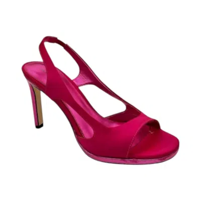 Donald Pliner Women's Kaylay Slingback Heeled Sandals In Fuchsia Satin In Multi