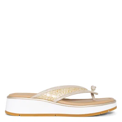 Donald Pliner Women Klarice Platino Raffia Casual In Gold