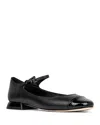 Donald Pliner Larro Cap Toe Mary Jane Flat In Black
