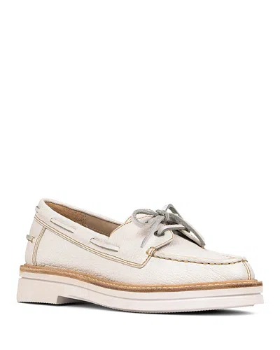 Donald Pliner Women's Lillith Boat Shoe Loafers In Off White