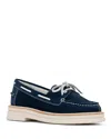 Donald Pliner Lillith Boat Shoe In Navy