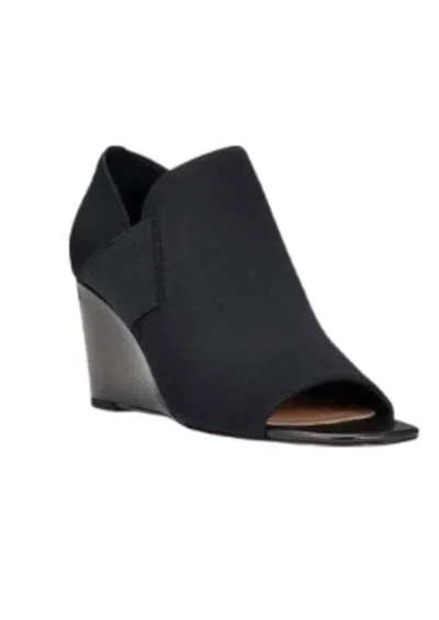 Donald Pliner Women's Lizzy Open Toe Wedge Bootie In Black