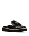 Donald Pliner Mule Tassel Loafer In Black
